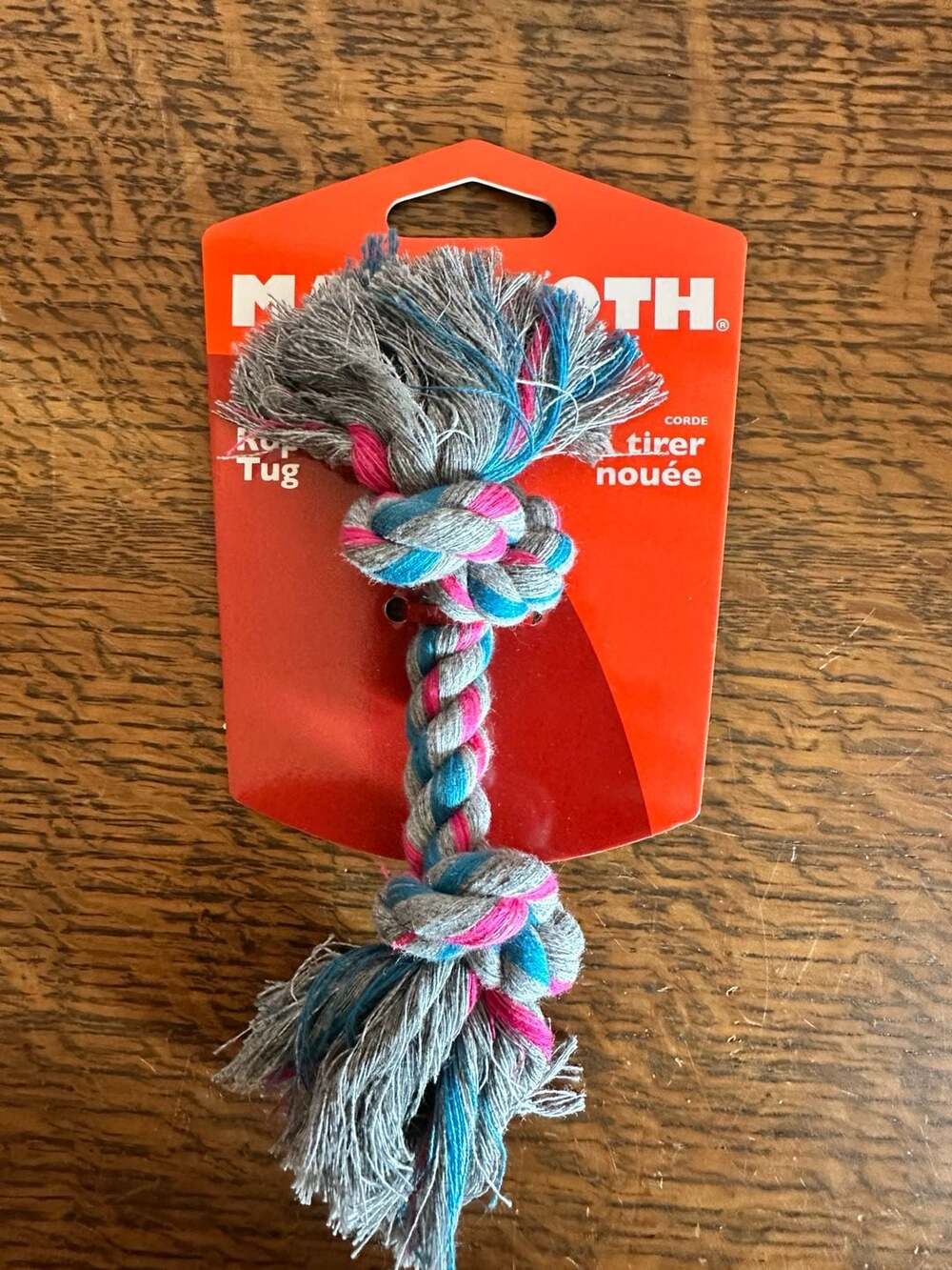 Mammoth Flossy Chews Mini Color Bone Rope Dog Toy
